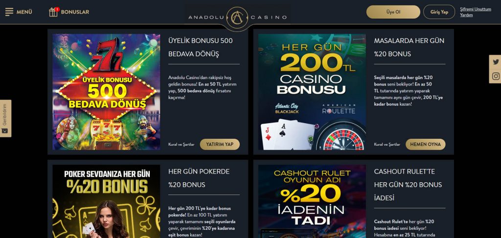 Hosgeldin Bonusu Veren Casino Siteleri